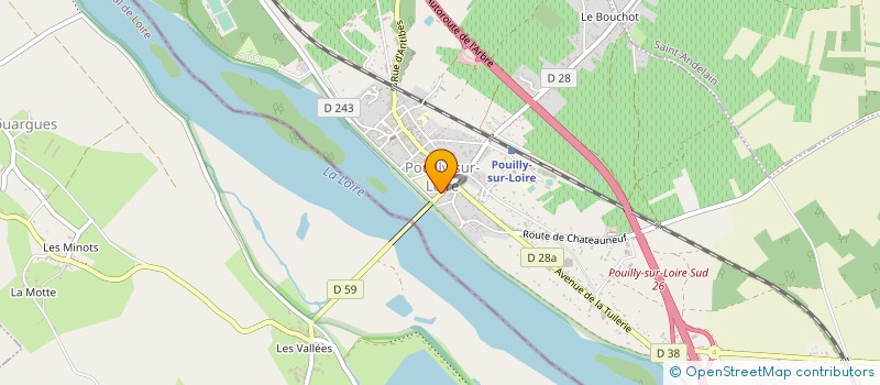 localisation de l'entreprise SCI LAVIMARR à POUILLY-SUR-LOIRE