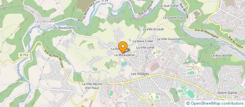 localisation de l'entreprise SCI LAVLAN à SAINT-BRIEUC