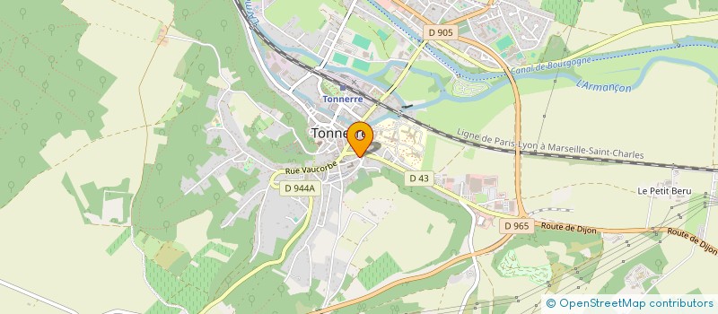 localisation de l'entreprise SCI LAVOCAT  TONNERRE