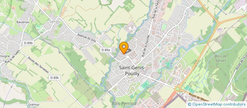 localisation de l'entreprise SCI LAVOCAT YOP à SAINT-GENIS-POUILLY