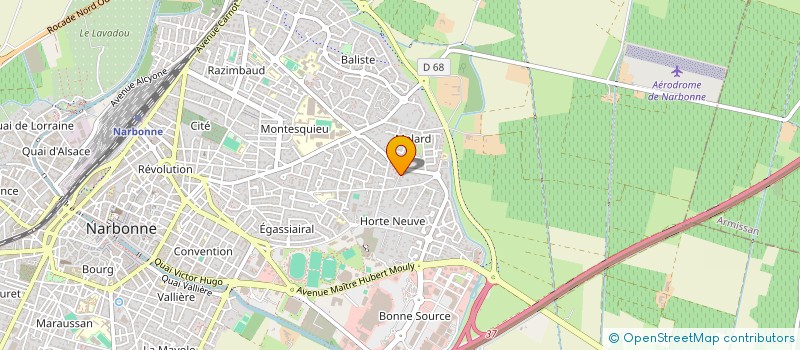 localisation de l'entreprise SCI LAVOISIER à NARBONNE