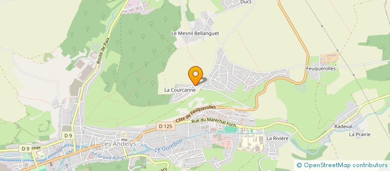 localisation de l'entreprise SCI LAVOISIER à LES ANDELYS