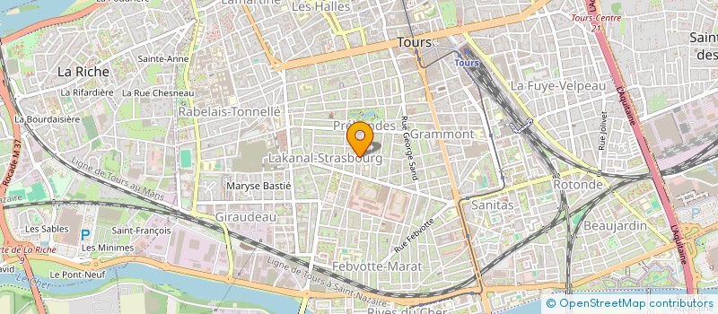 localisation de l'entreprise SCI LAVOISIER  TOURS