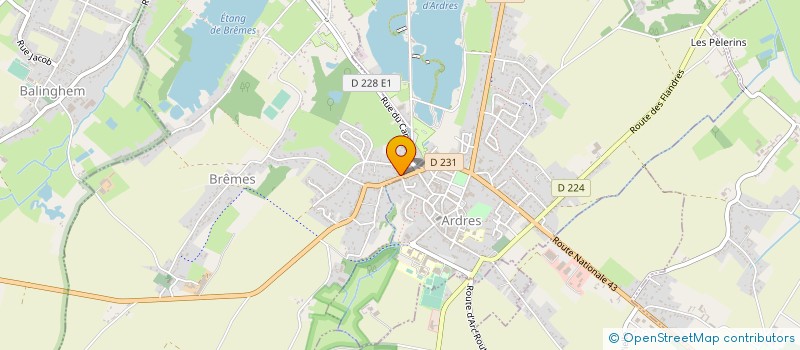 localisation de l'entreprise SCI LAVOISIER  BREMES