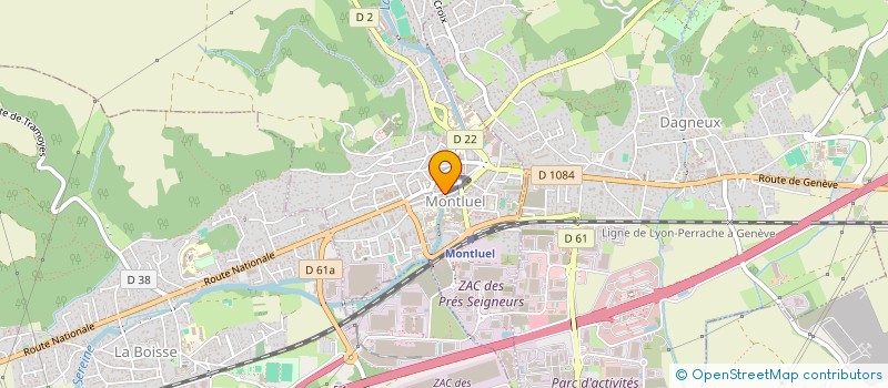 localisation de l'entreprise SCI  LAVOISIER  MONTLUEL