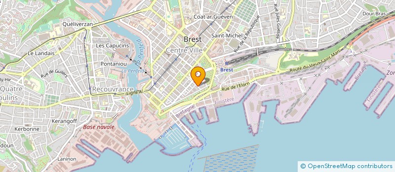 localisation de l'entreprise SCI LAVOISIER LAMBERSART à BREST