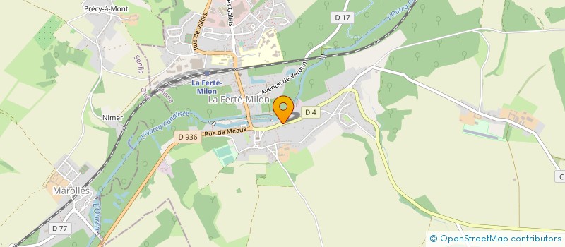 localisation de l'entreprise SCI LAVOIX LACOMBE DENTAIRE  LA FERTE-MILON