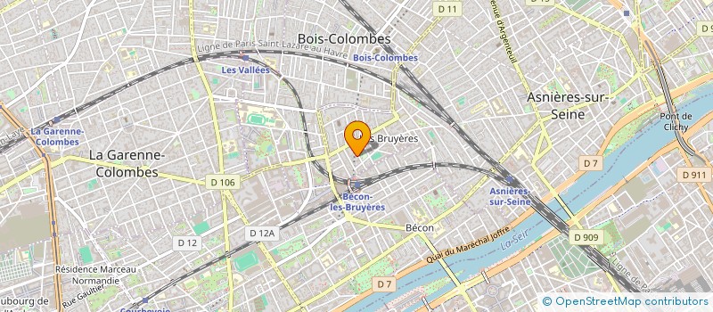localisation de l'entreprise SCI LAVOLEEM à ASNIERES-SUR-SEINE