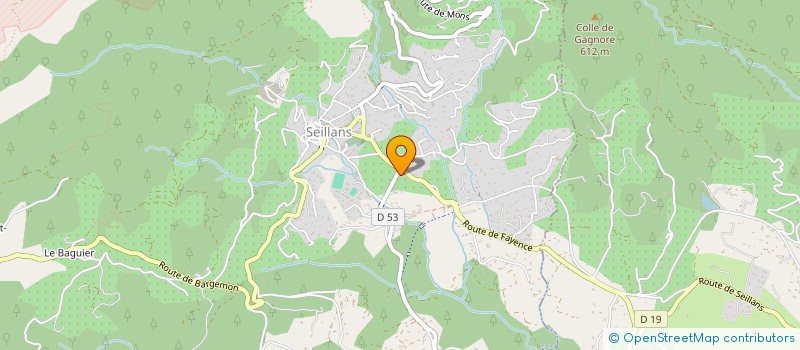 localisation de l'entreprise SCI LAVORGNA  TOURRETTES