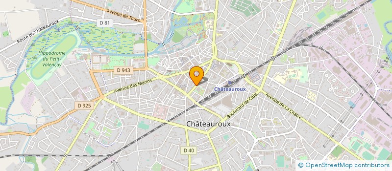 localisation de l'entreprise SCI LAVOX  CHATEAUROUX