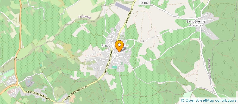 localisation de l'entreprise SCI LAVRE  SOUVIGNARGUES