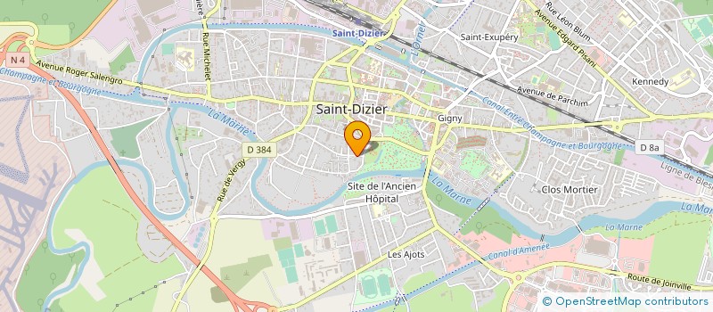 localisation de l'entreprise SCI LAVY à SAINT-DIZIER