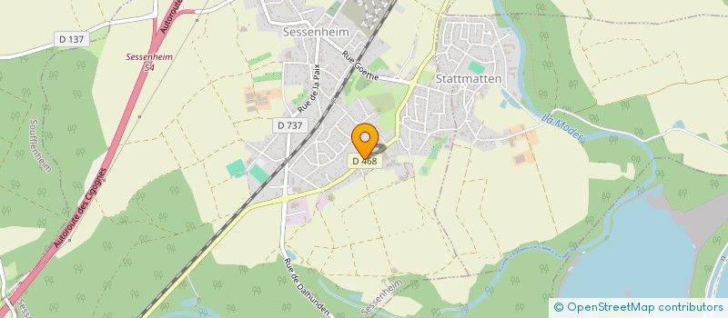 localisation de l'entreprise SCI LAWAYA  SESSENHEIM