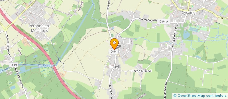 localisation de l'entreprise SCI LAWEN  LOUVIL