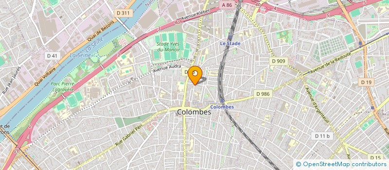 localisation de l'entreprise SCI LAWRIE-COUPRY à COLOMBES
