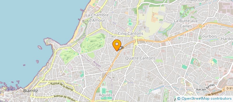 localisation de l'entreprise SCI LAXA  ANGLET