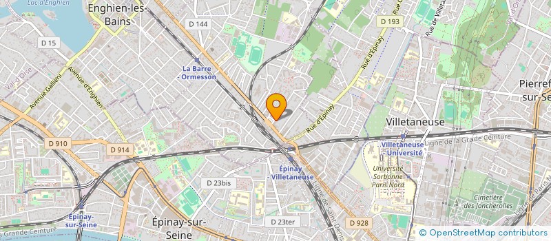 localisation de l'entreprise SCI LAXMY  DEUIL-LA-BARRE