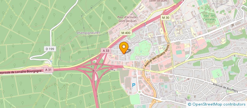 localisation de l'entreprise SCI LAXOU MAXEVILLE  LAXOU