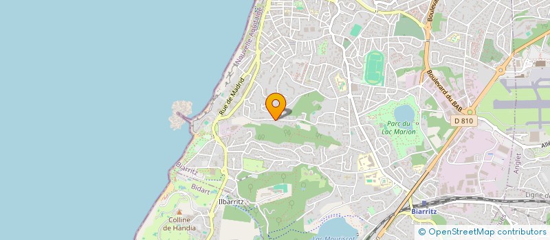 localisation de l'entreprise SCI LAY HAH à BIARRITZ