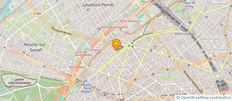 localisation de l'entreprise SCI LAY HAO HENG  ASNIERES-SUR-SEINE