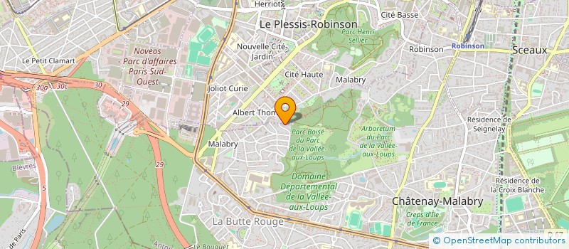 localisation de l'entreprise SCI LAYA à LE PLESSIS-ROBINSON