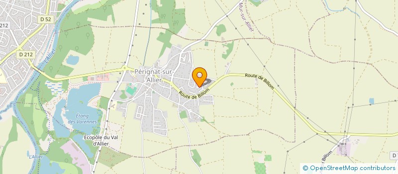 localisation de l'entreprise SCI LAYACH'INVEST  PERIGNAT-SUR-ALLIER