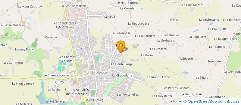 localisation de l'entreprise SCI LAYDIE  MELESSE