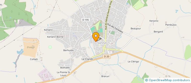 localisation de l'entreprise SCI LAYEC  SURZUR