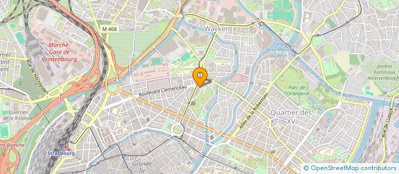 localisation de l'entreprise SCI LAYISH à STRASBOURG