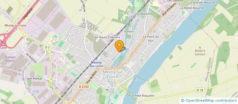 localisation de l'entreprise SCI LAYMA INVEST à MEUNG-SUR-LOIRE