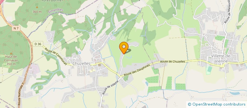 localisation de l'entreprise SCI LAYNAR  CHUZELLES