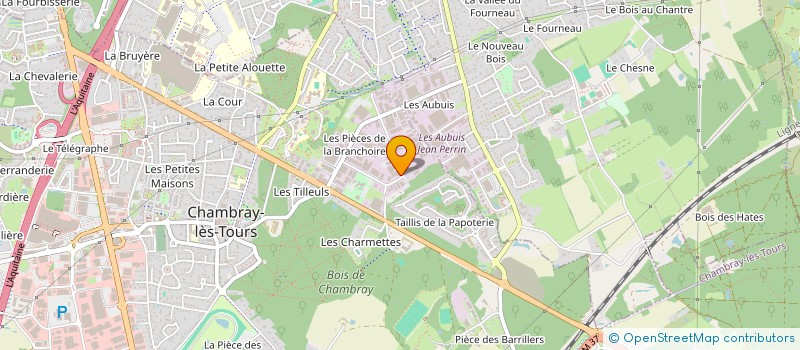 localisation de l'entreprise SCI LAYON  CHAMBRAY-LES-TOURS