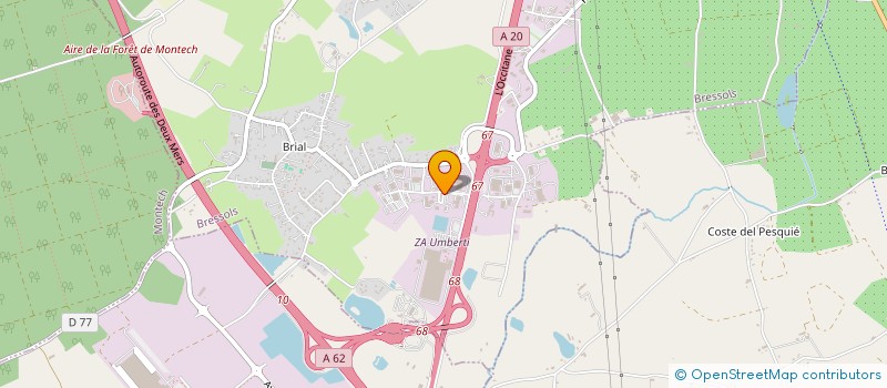 localisation de l'entreprise SCI LAYOUB  BRESSOLS