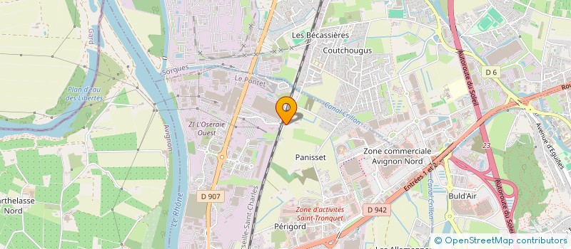 localisation de l'entreprise SCI LAYOUN  LE PONTET