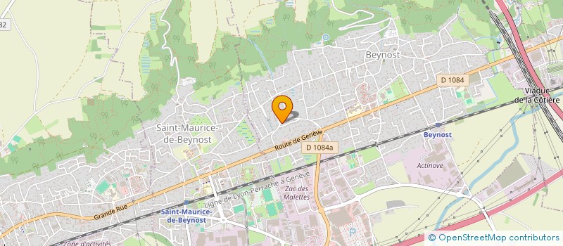localisation de l'entreprise SCI LAYRED à BEYNOST