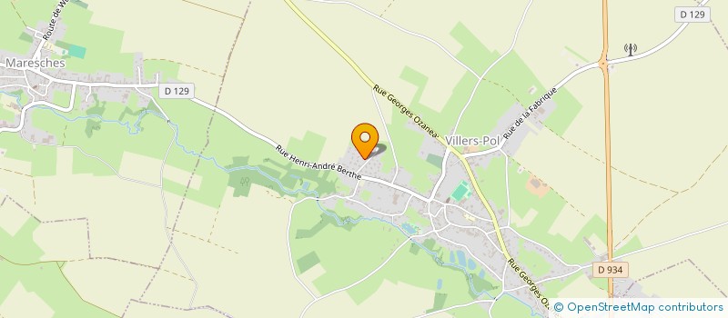 localisation de l'entreprise SCI LAZARE  VILLERS-POL