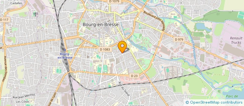 localisation de l'entreprise SCI LAZARE à BOURG-EN-BRESSE