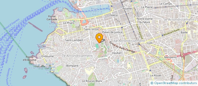 localisation de l'entreprise SCI LAZARE à MARSEILLE