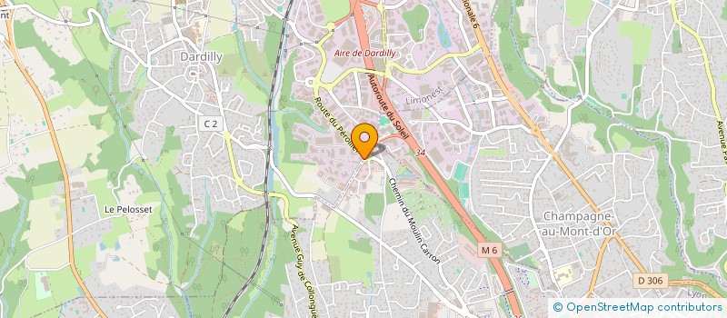 localisation de l'entreprise SCI LAZARE & ASSOCIES  DARDILLY