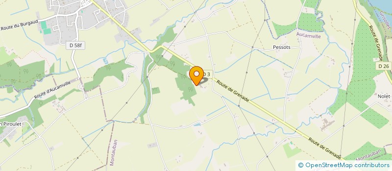 localisation de l'entreprise SCI LAZARE CARNOT  AUCAMVILLE