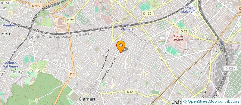 localisation de l'entreprise SCI LAZARE CARNOT à CLAMART