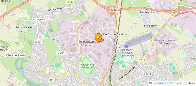 localisation de l'entreprise SCI LAZARE CARNOT MONGE à ALENCON