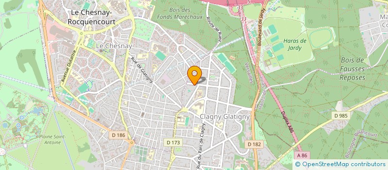 localisation de l'entreprise SCI LAZARETH à VERSAILLES
