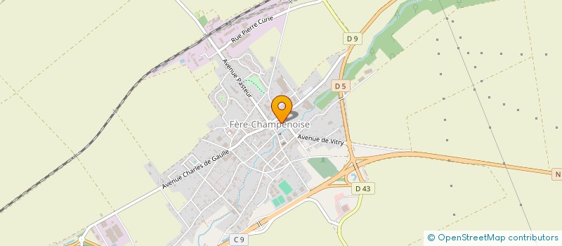 localisation de l'entreprise SCI LAZARFERE  FERE-CHAMPENOISE