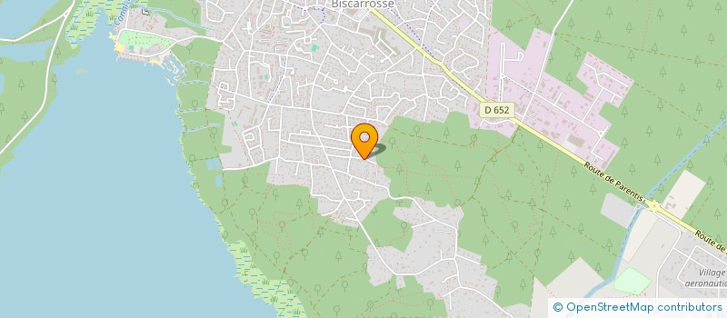 localisation de l'entreprise SCI LAZBAR  BISCARROSSE