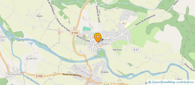 localisation de l'entreprise SCI LAZERES à SAUVETERRE-DE-BEARN
