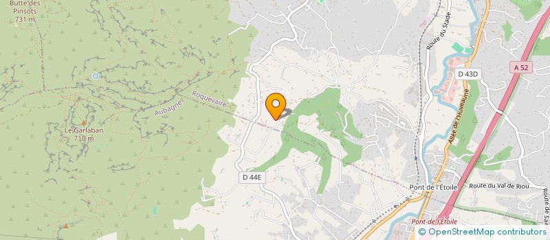 localisation de l'entreprise SCI LAZIO  AUBAGNE