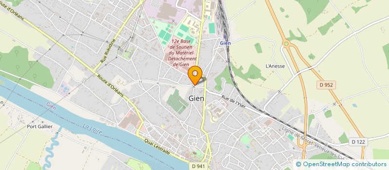 localisation de l'entreprise SCI LAZKAB à GIEN