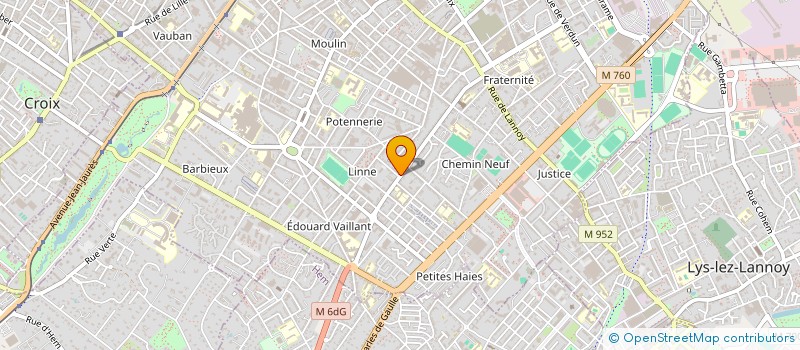 localisation de l'entreprise SCI LAZWIL  ROUBAIX