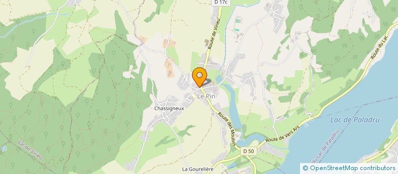 localisation de l'entreprise SCI LAZZAROTTO PIQUEREAU  VILLAGES DU LAC DE PALADRU